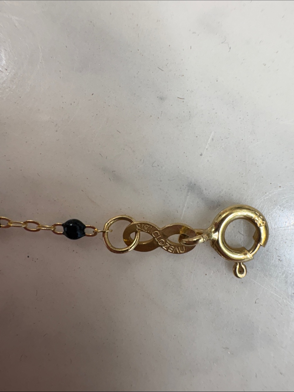Classic Gigi black Bracelet, Yellow Gold, 6.7" Gigi clozeau - Picture 3 of 6